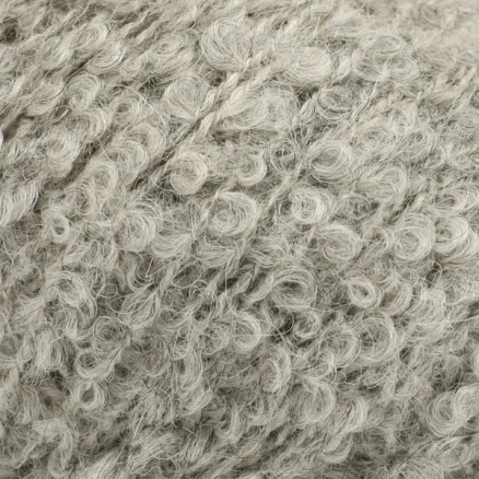 Handla nu Drops Alpaca Bouclé Garn Mix 5110 Ljus grå