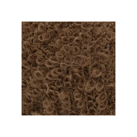 risnedsättning DROPS Alpaca Bouclé Garn Unicolor 8905 Choklad