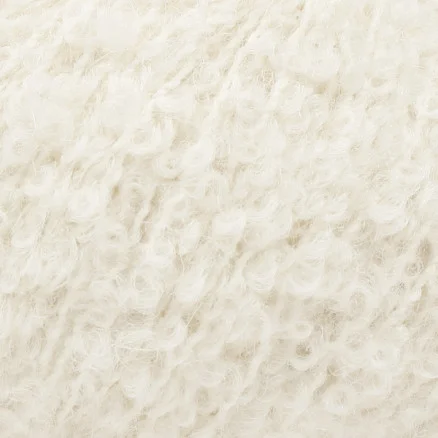 Lågt pris Drops Alpaca Bouclé Garn Unicolor 0100 Natur