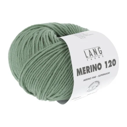 Begränsad tid Lang Yarns Merino 120 Garn 91 Salvia