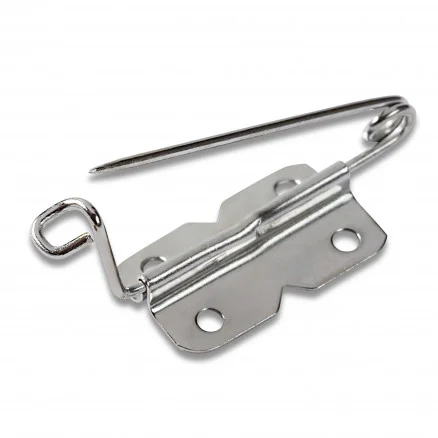 Snabb frakt Prym Emblemnål med platta Silver 27mm – 4 st.
