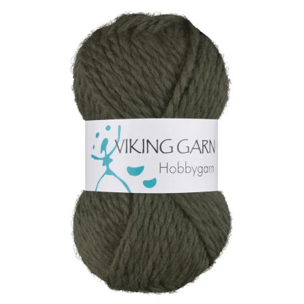 Viking Garn Hobbygarn 935 Mörk Grön Fynd
