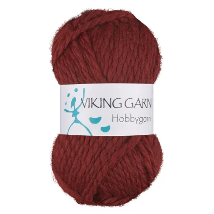 Rabatter Viking Garn Hobbygarn 944 Rosenröd
