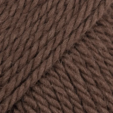 Drops Alaska Garn Unicolor 70 Choklad Extra rabatt