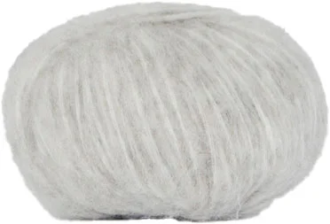 Hjertegarn Borstad ull – Alpaca ull Garn – fv 434 Ljus Grå Köp nu