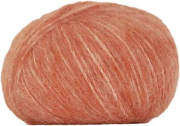 Kundfavorit Hjertegarn Borstad ull – Alpaca ull Garn – fv 1148 Orange
