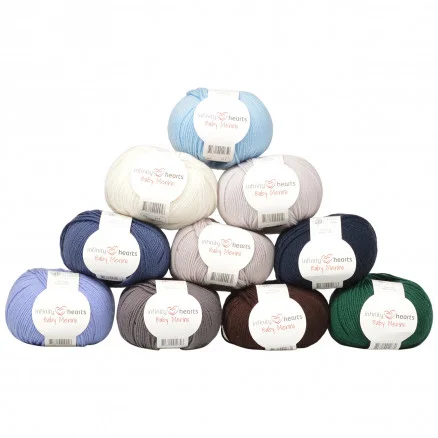 Infinity Hearts Baby Merino Garnpaket 11 Vinter – 10 st Nedsatt pris