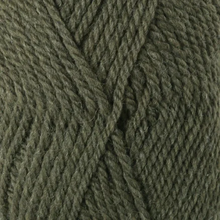Handla nu Drops Alaska Garn Unicolor 51 Oliv melerad