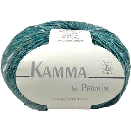 Utförsäljning Kamma By Permin – Alpaca & Silk ullgarn – Fv 889527 Flaskgrön