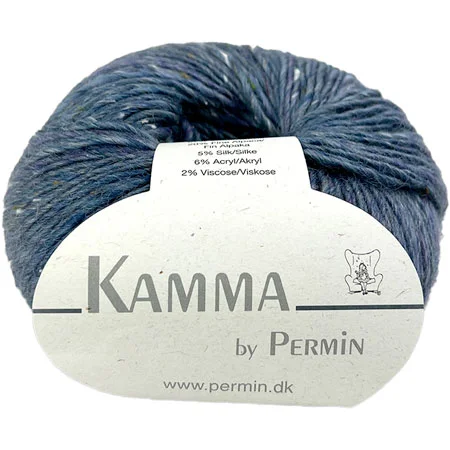 Kamma By Permin – Alpaca & Silk ullgarn – Fv 889526 Blå lila Endast denna vecka
