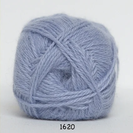 Hjerte Alpaca – Alpaca ullgarn – fv 1620 Lavendel Blå Snabb leverans