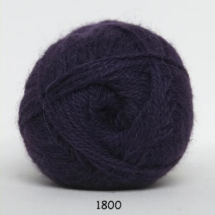 Erbjudandepris Hjerte Alpaca – Alpaca ullgarn – fv 1800 Mørk Lilla