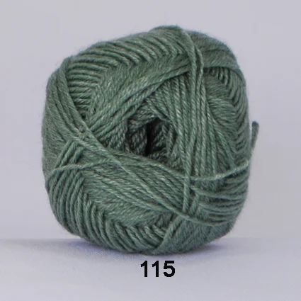 Hjertegarn Bamboo Wool – Ullgarn med bambu garn – Fv 115 Ljus Grön I lager