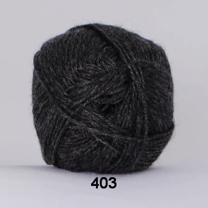 Begränsat antal Hjertegarn Bamboo Wool – Ullgarn med bambu garn – Fv 403 Koks Grå