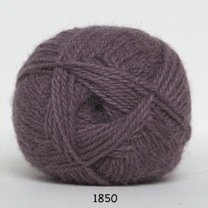 Hjerte Alpaca – Alpaca ullgarn – fv 1850 Mørk Gammal Rosa Nyhet
