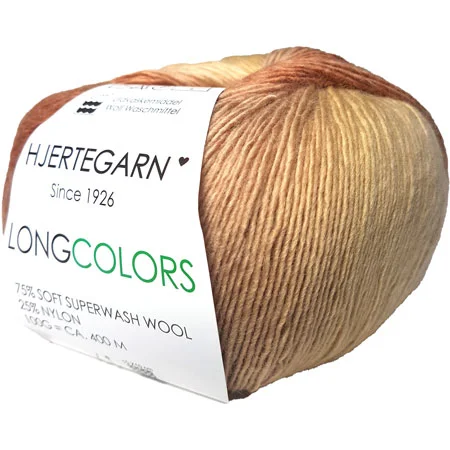 Hjertegarn Long Colors – Mjukt ullgarn – Fv 30 Flerfärgat Sista chansen