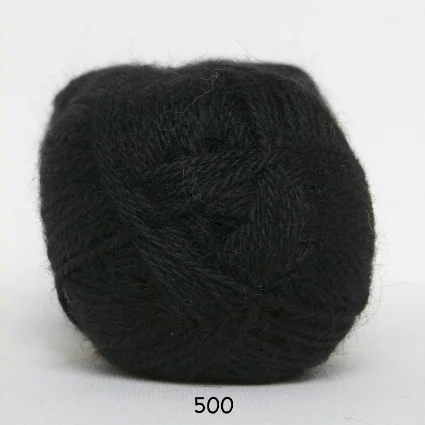 Billig Hjerte Alpaca – Alpaca ullgarn – fv 500 Svart