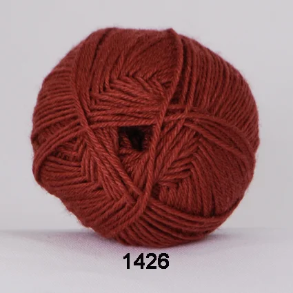 Hjertegarn Bamboo Wool – Ullgarn med bambu garn – Fv 1426 Rust Lågt pris