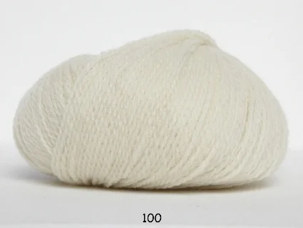 Hjerte Fine Highland Wool – ullgarn – Hjertegarn – fv 100 råvit Trygg betalning