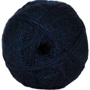Hjertegarn Alpaca 400 – Lama Ullgarn – fv 1660 Mörk Blå Billigare