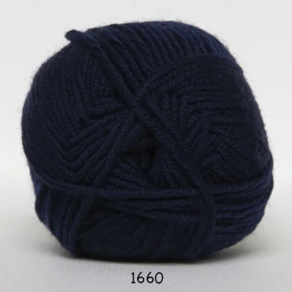 Hjertegarn Extrafine Merino 90 Garn – 1660 Mörkeblå Billigare