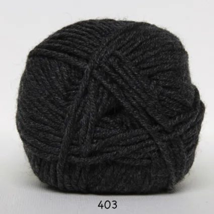 Hjertegarn Extrafine Merino 90 Garn – fv 403 Koksgrå Sänkt pris