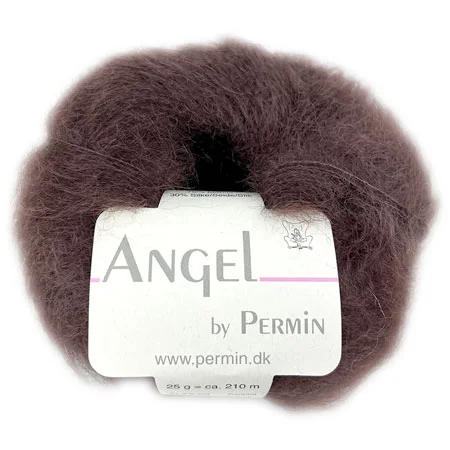 Angel Permin – Mohair och Sidengarn – 884197 Mörk choklad Billig