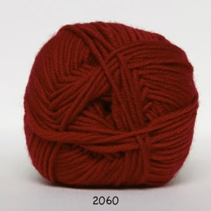 Snabb frakt Hjertegarn Extrafine Merino 90 Garn – 2060 Röd