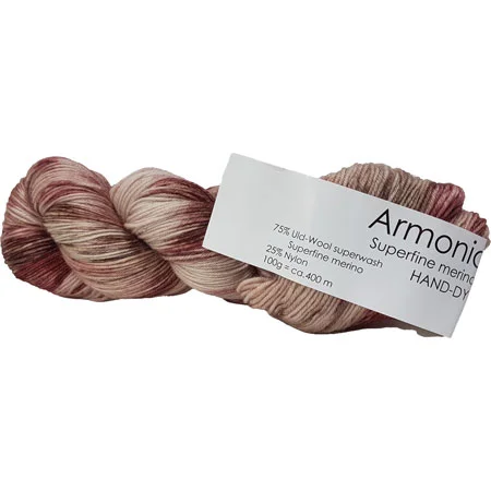 Hjertegarn Armonia Hand Dyed Merinoullgarn Fv 84 Multicolor Bästa pris