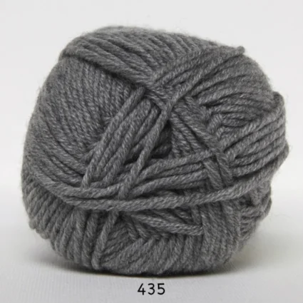 Hjertegarn Extrafine Merino 90 Garn – fv 435 Mellangrå Säker betalning