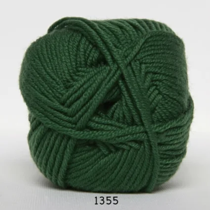 Hjertegarn Extrafine Merino 90 Garn – 1355 Mellemgrön Beställ nu
