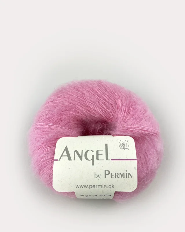 Nyhet Angel Permin – Mohair och Sidengarn – 884180 Ljus Rosa