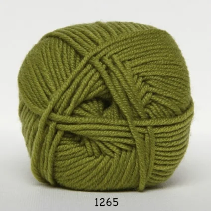 Hjertegarn Extrafine Merino 90 Garn – Uldgarn – 1265 Limegrön Kampanj