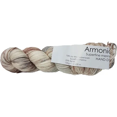 Sänkt pris Hjertegarn Armonia Hand Dyed Merinoullgarn Fv 83 Multicolor