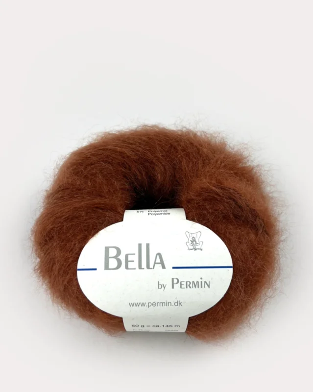 Bella Permin garn – Mohairgarn med ullgarn & polyamid – fv 883288 Nutshell Nyhet
