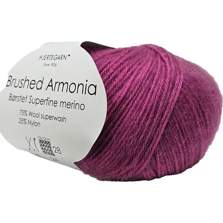 Reapris Brushed Armonia Borstad Superfine Merino Ullgarn Fv 2525 Ljus Lila