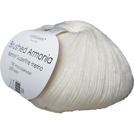 Beställ idag Brushed Armonia Borstad Superfine Merino Ullgarn Fv 100 Benvit