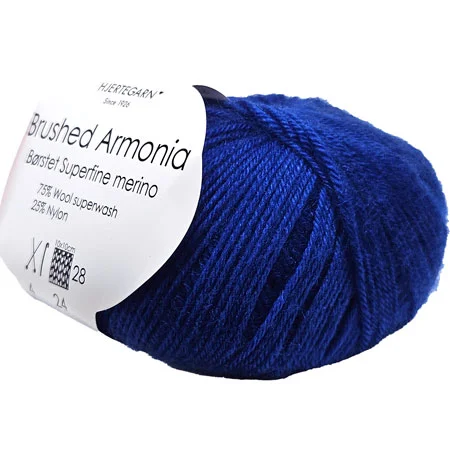 Brushed Armonia Borstad Superfine Merino Ullgarn Fv 6500 Kobolt Blå Outlet