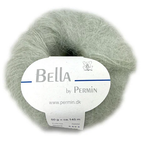 Billig Bella Permin garn – Mohairgarn med ullgarn & polyamid – fv 883272 Salvie
