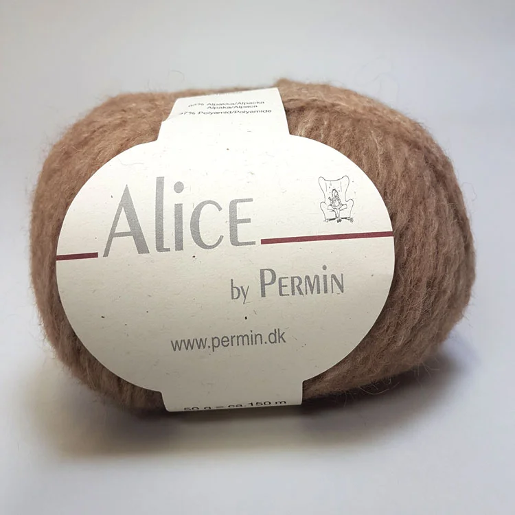 Alice Permin – Alpaca Ullgarn – fv 26 Camel Köp nu