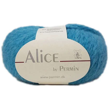 Alice Permin – Alpaca Ullgarn – 866229 Turkos Nyhet