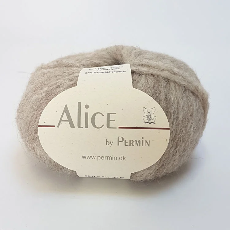 Beställ nu Alice Permin – Alpaca Ullgarn – fv 06 Beige