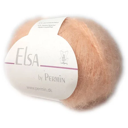 Elsa By Permin – Alpaca ull & Ullgarn – Fv 880705 Laxfärgad Begränsat antal