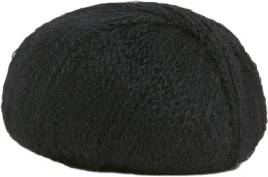 Snabb leverans Rustic Lama uldgarn – Baby Alpaca – fv 500 Svart