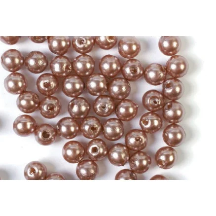 Vaxpärlor 5mm 500g brun Säker betalning