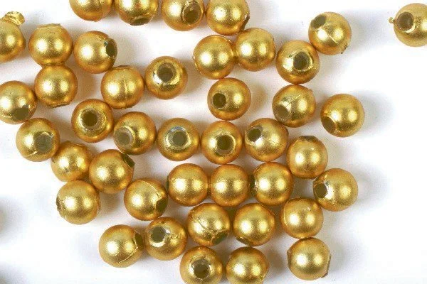 Glaspärlor/Vaxpärlor Matt Guld 3 mm 15 Gram – 704323 Rabatter