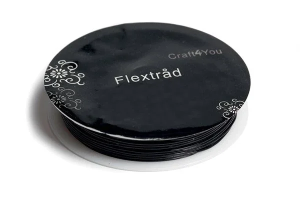 Lågt pris Flextråd 0,5 mm Ca 8 M Svart – 771222