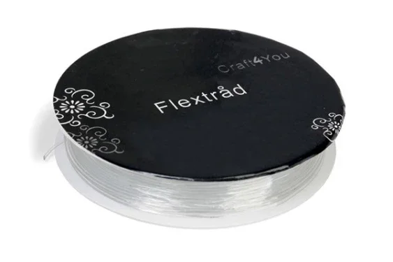 Snabb leverans Flextråd 0,5 mm Ca 8 M Transparent – 771221