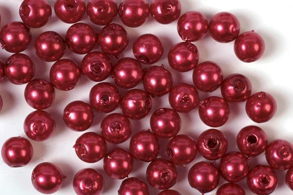 Glaspärlor/Vaxpärlor Röd 3 mm 15 Gram – 704302 risnedsättning