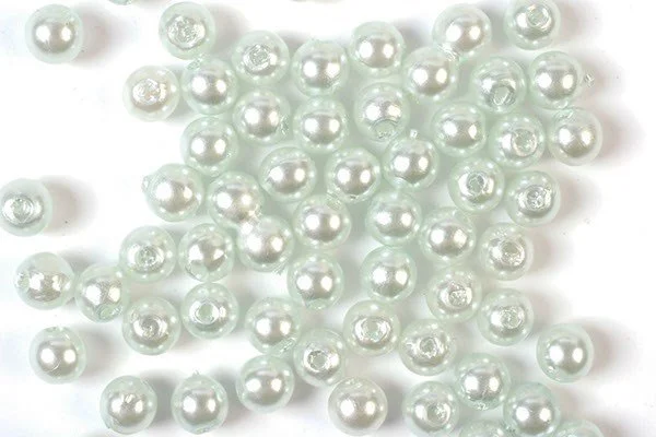 Glaspärlor/Vaxpärlor Ljusgrön 3 mm 15 Gram – 704307 Expressleverans